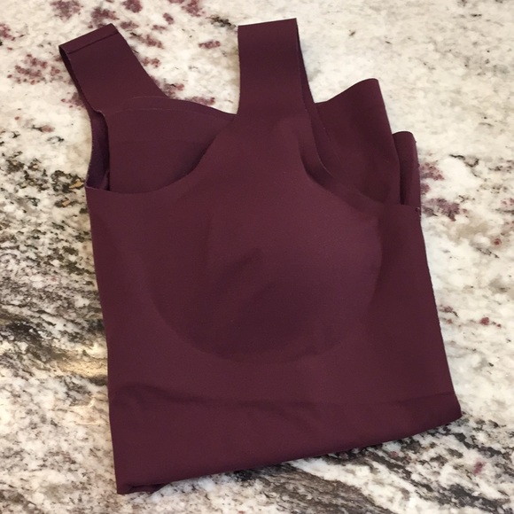 KNIX 34” Medium LuxeLift Tank Plum Built-In Bra - Picture 12 of 16